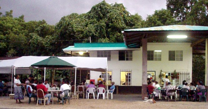 Green bay sakau market in Nett on Pohnpei serves some viciously strong sakau in March 2007 Green bay sakau market in Nett on Pohnpei serves some viciously strong sakau in March 2007